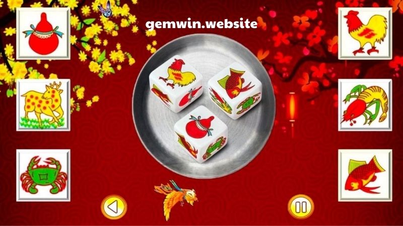 Bau Cua la gi Bầu Cua cũng là tựa game tiến hành đặt cược vào các mặt xúc xắc