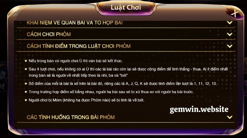 luat choi phom cach tinh diem Luật chơi phỏm cực chuẩn hiện được sử dụng ở mọi sảnh game